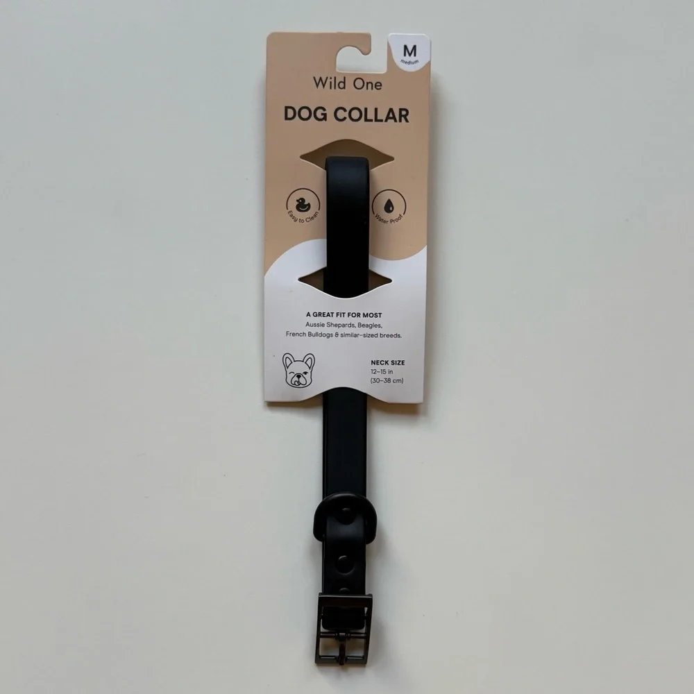 Wild One Dog Collar - M (12-15